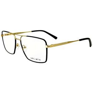 Goliath XXX Mens Metal Eyeglass Frame Gold 58-16 Spring Hinges France